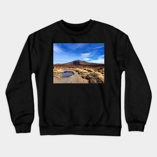 volcanic crater Crewneck Sweatshirt by Zamart20